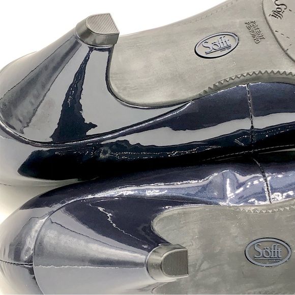 Sofft Altessa II Patent Leather Pump In Marine blue - Picture 10 of 12